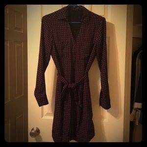 Buttoned shirt dress